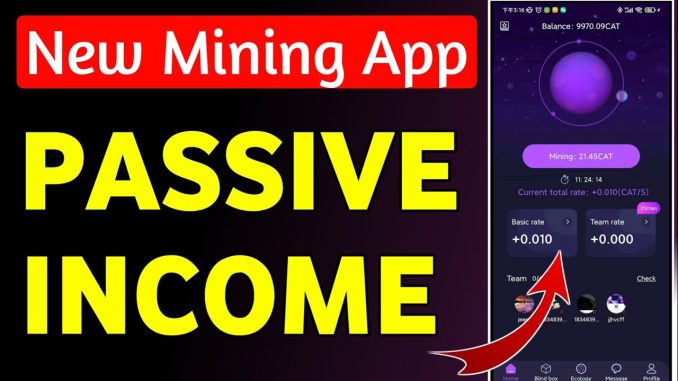 New Mining App Today | CAT Star Mining App | Crypto Passive Income