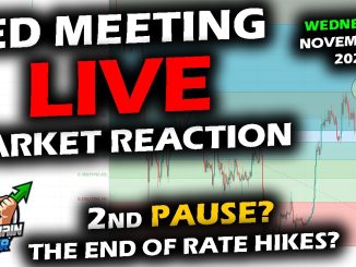 LIVE Market REACTION with Bitcoin, Altcoins and Stock Market with Federal Reserve FOMC Rate Decision