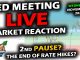 LIVE Market REACTION with Bitcoin, Altcoins and Stock Market with Federal Reserve FOMC Rate Decision