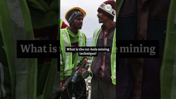 What is rat-hole mining?