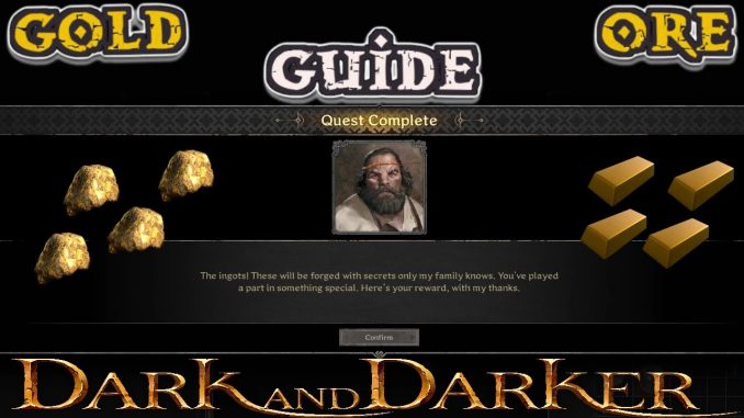 Best Gold Ore Mining Guide | Dark And Darker