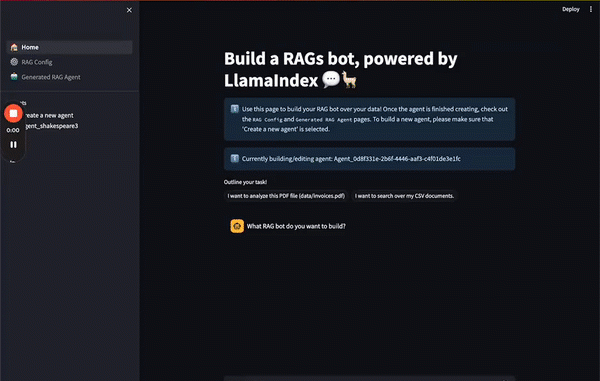Meet RAGs: A Streamlit App that Lets You Create a RAG Pipeline from a Data Source Using Natural Language