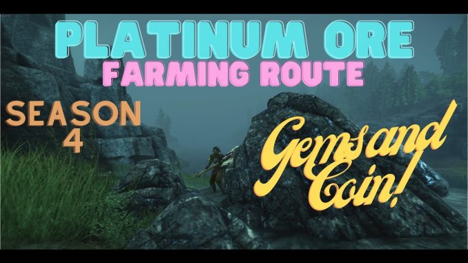 New World Season 4 - Platinum ore farming route - complete mining guide and GEM SYSTEM CHANGE