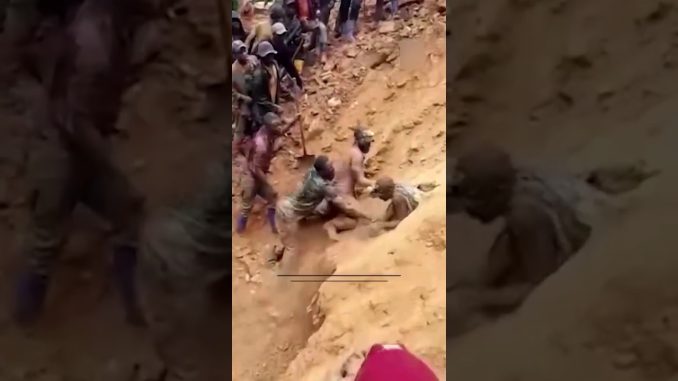 Watch: Miners in Congo Make Dramatic Escape From Collapsed Gold Mine