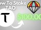 How to Stake TAO to Earn Airdrops and Passive Income