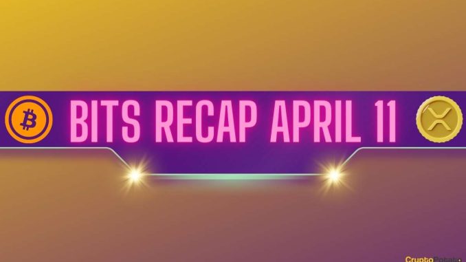 Shiba Inu (SHIB) Predictions, Bitcoin (BTC) Price Swings, Ripple (XRP) Developments: Bits Recap April 11