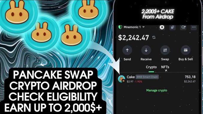 PancakeSwap Airdrop Started | Claim Up To 2,000$ CAKE | Crypto Airdrop Guide