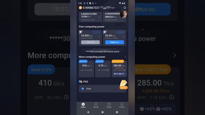 Bitcoin Mining Phone Beginners Update