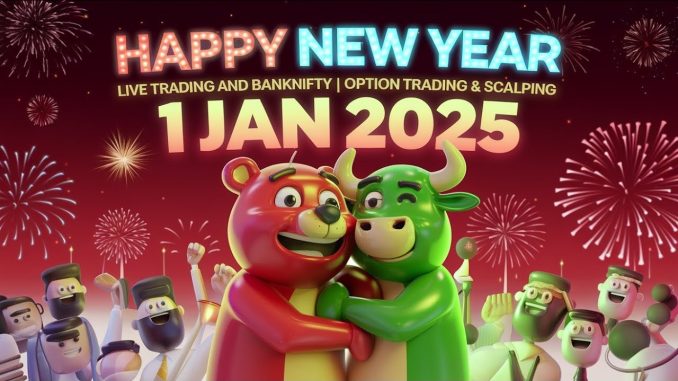 LIVE TRADING NIFTY 50 , BANKNIFTY  and  CRYPTO | 01/01/2025 | Stock Market For Beginners | Bitcoin