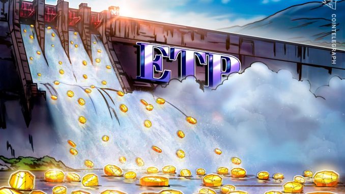 Crypto ETPs hit 3rd-largest inflows on record at $3.4B — CoinShares