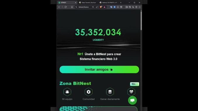 Bitnest rastreo mi deposito 1184$ blockchain y pancakeswap  #smartcontract #auditcertik #web3
