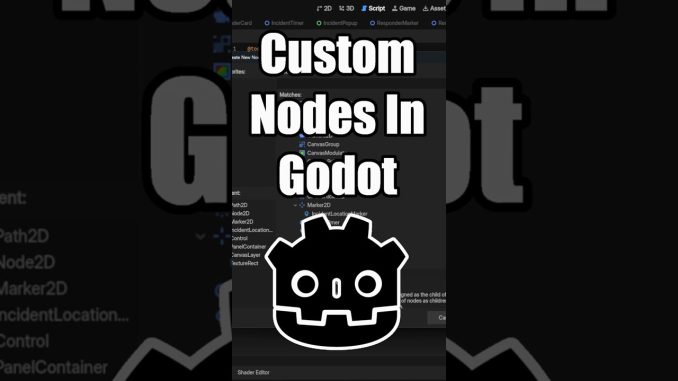 Make Godot Your Custom Engine With Custom Nodes! #godot  #tutorial