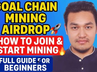 Goal Chain Mining Airdrop | How to Join & Start Mining | Full Guide for Beginners 🚀🔥 EARN  GCM