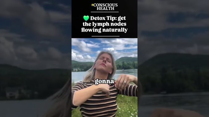 how to get the lymph nodes flowing freely!!