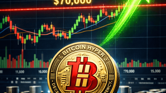 Bitcoin Hovers Below $70K - Breakout Soon or is $HYPER a Safer Bet?