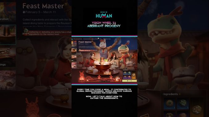 Once Human New Event | Nalcott Spring Festival | Feast Master Guide | How to Get Ingredients