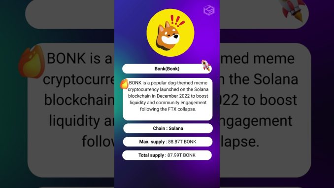 What is Bonk? What It Is, Overview, Works, Guides | Explained | The Crypto Blunt