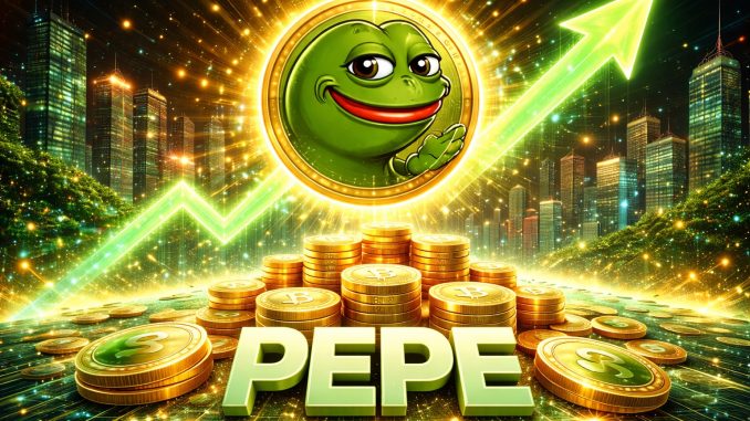PEPE cryptocurrency on the rise