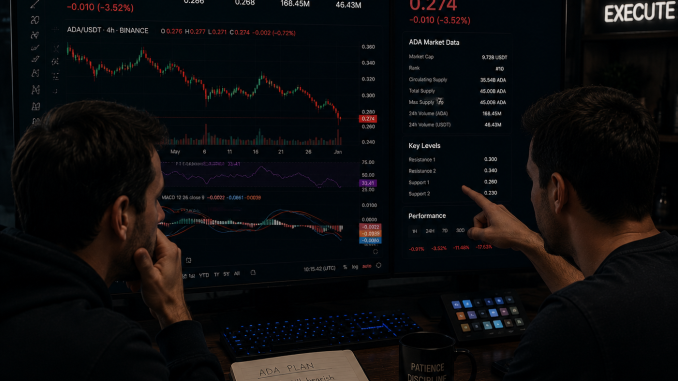 Cardano could slip below $0.2700 amid bearish sentiment