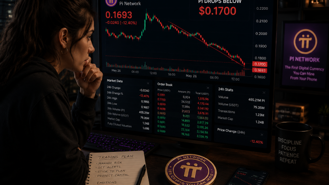 PI drops below the $0.1700 level.